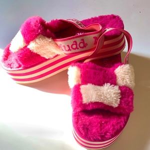 Pink Platform Y2K Slippies